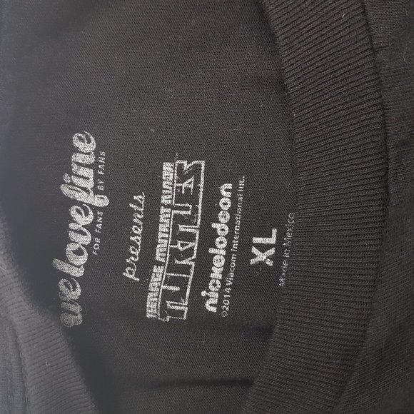 TMNT T-Shirt XL Green Black Tee - Picture 7 of 7